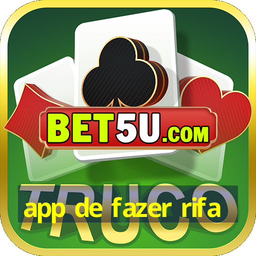 app de fazer rifa